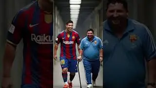 C.Ronaldo vs L.Messi (obez oldular) 2050 bu halerini görür müyüz? #messi #ronaldo