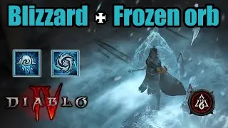 The FrostQueen - BlizzOrb Sorc Leveling Build Guide Diablo 4