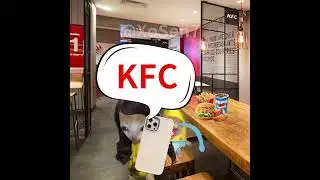 BANANA CAT 🍌🐱 BABY EATS KFC AND GETS MUGGED 