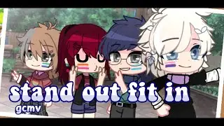 stand out fit in // gacha club // GCMV // happy pride month 🏳️‍🌈✨