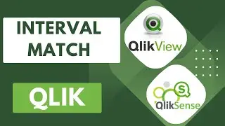 Interval Match in Qlik #qliksense #qlik #qlikcloud #qliksaas #qlikview