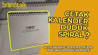 Cetak Kalender Duduk Spiral Murah || 085327842009 || Brandtalk Advertising