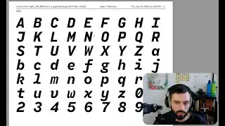 How to refine a first-draft font: proofing & testing (Making a mono, Part 6)