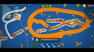Wormszone.io Biggest Pumpkin Snake 🐍 || saap wala game|| 79 snake defeated|| #wormszone #foryou