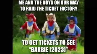 three tickets to the barbie please