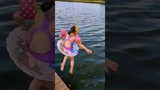 I swim in the lake
