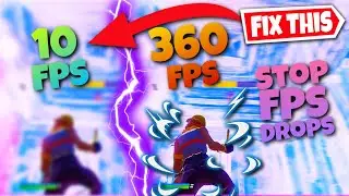 How To Fix STUTTERS, FPS Drops & Input Delay in Fortnite! (BEST SETTINGS GUIDE & NEW WORKING METHOD)