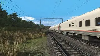 Trainz 22 сценарий "287С Новороссийск - Москва" Лихая - Новочеркасск