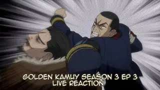 Golden Kamuy Season 3 Ep 3 Live Reaction