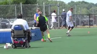 Keevan's 3'5" high jump, 2014 Michigan Senior Olympics