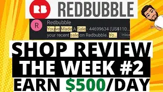 Redbubble Shop Review | Increase Redbubble Sales