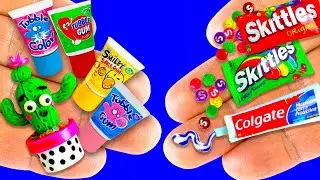 DIY Miniature Realistic Things, Coca Cola Bottle, Sprite and Fanta Bottle