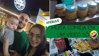 #ferias 💚| Muita comida em um vídeo só 🤣