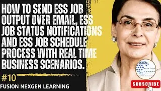 How to send ESS Job output over email, ESS job status notifications with real time business events.