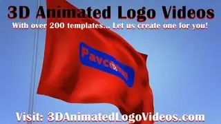3D Animated Logo Video templates-Flag