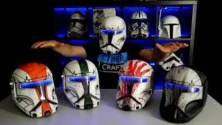 Republic Commando Delta Star Wars Helmets by Cyber Craft