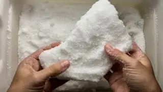 ASMR 🤍 Damp Salt Crush & Play 