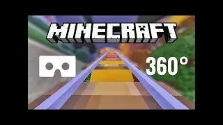 Майнкрафт экстремальные американские горки в 360° VR