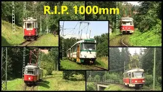 Konec metrovky v Čechách (End of 1000mm gauge in CZ), 17./18.07.2021
