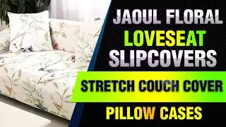 Jaoul Floral Loveseat Slipcovers Stretch Couch Cover Printed Sofa Slipcovers for 2 Cushions Couch