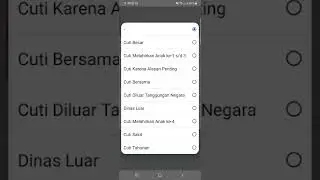 Tutorial Mengisi Izin pada  Absensi simPATIka