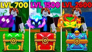 LEVEL 1 - 2600 WITH NEW PREMIUM BOXES IN BLOX FRUITS UPDATE!!