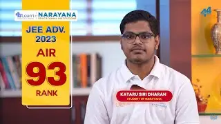 AIR 93rd Rank Kataru Siri Dharan in JEE Advanced 2023