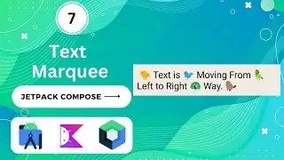 Text Marquee implementation with Jetpack Compose | Android | Kotlin 