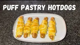 Puff pastry hotdogs