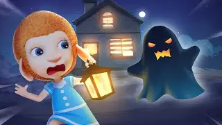 Scary Ghost in the Old House & Dolly Run Away | Funny Cartoon for Kids | Dolly and Friends 3D