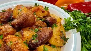 Такое ЖАРКОЕ ПО- ДЕРЕВЕНСКИ готовит только моя бабушка! ВКУСНО и просто!