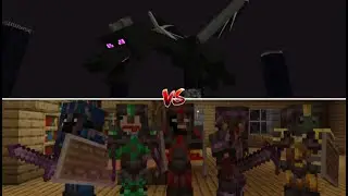 Insane Minecraft Ender Dragon Fight With Group Of Friends 