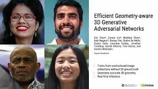 Efficient Geometry Aware 3D Generative Adversarial Networks | CVPR 2022
