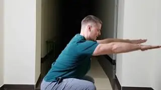 Приседание в три амплитуды