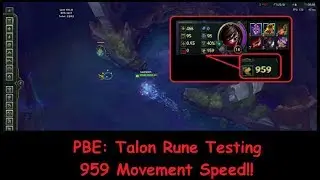 [PBE] Talon Rune Testing