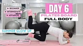 60 DAY PILATES BOARD CHALLENGE | DAY 6 | FULL BODY POWER | Beginner Friendly