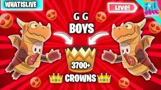 i am still blocked but you guys are not | FALL GUYS LIVE | 3737+ Crowns | !twitch | Road to 2.5k