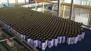 Full automatic depalletizer machine for empty cans