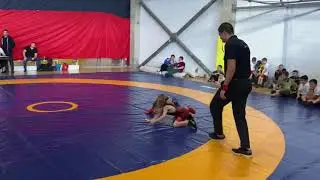 Горепекин Юрий ( синий) открытое первенство Санкт Петербурга по вольной борьбе