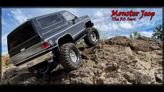 Stock Traxxas TRX-4 Blazer - First Run!