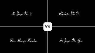 How To Make Lyrics Video In VN App | VN Se Black Screen Lyrics Video Kaise Banaye | VN Video Editor