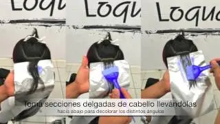 Cabello plata paso a paso sin maltratar con Loquay