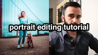 DREAMY GOLDEN GATE BRIDGE PORTRAIT EDITING TUTORIAL