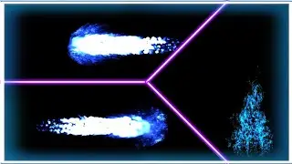 Blue fire Ball Green screen | 3D effect| No copyright ©️