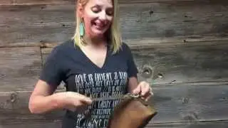 Leather Cosmetic Bag
