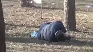 Жертвы гражданской войны. Украина, Киев, Мариинский парк, 2014 год