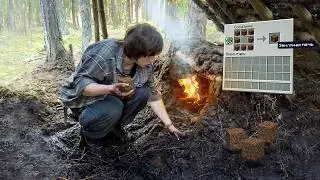Строю Землянку и Печь, опираясь на знания из Minecraft (шучу)