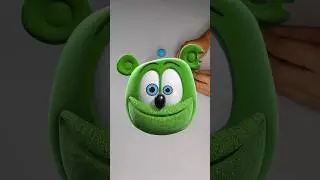 Мишка Гумибер #gummybear #пластилин #хендмейд #своимируками #shorts