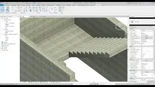 How to create the structural stair in Revit 2021