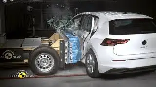 VW Golf 8 - КрашТест 🚘 Экстренное торможение
